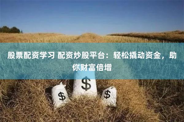 股票配资学习 配资炒股平台:轻松撬动资金,助你财富倍增